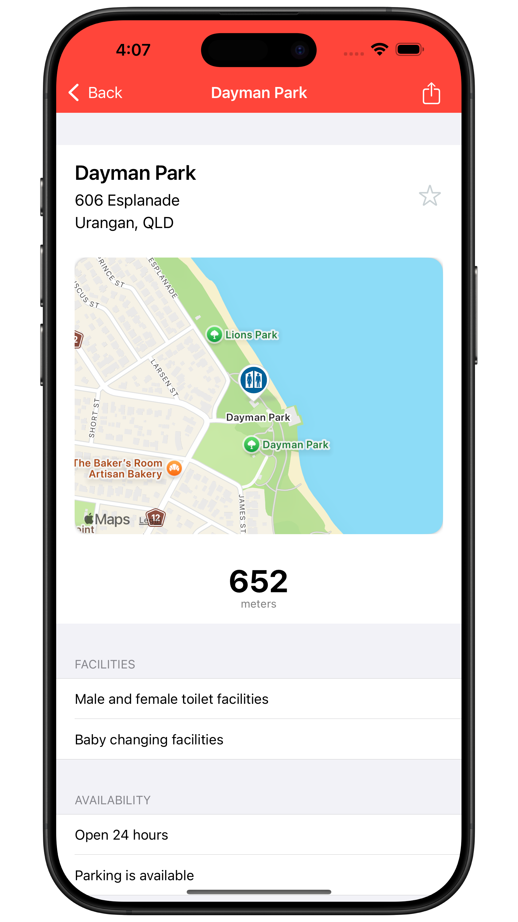 Facility details